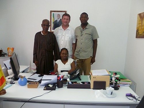 Rencontre avec Aïssatou Cissé (conseillère spéciale du président de la République du Sénégal), et Thierno Bâ président de l'USE